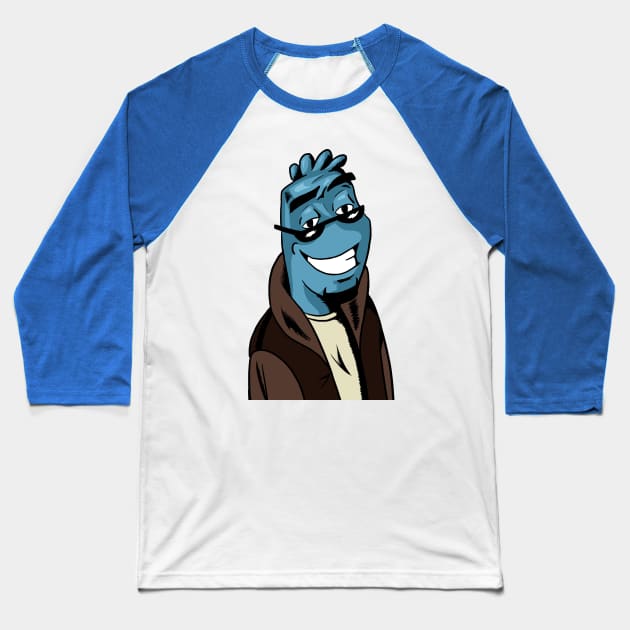 Osmosis Jones Baseball T-Shirt by Black Snow Comics